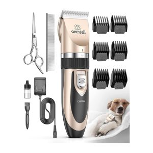 Oneisall Quiet Cordless Pet Grooming Clippers